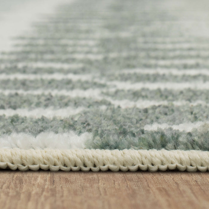 Technicolor Haley Stripe Cream Area Rug
