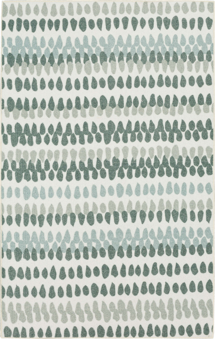 Technicolor Haley Stripe Cream Area Rug