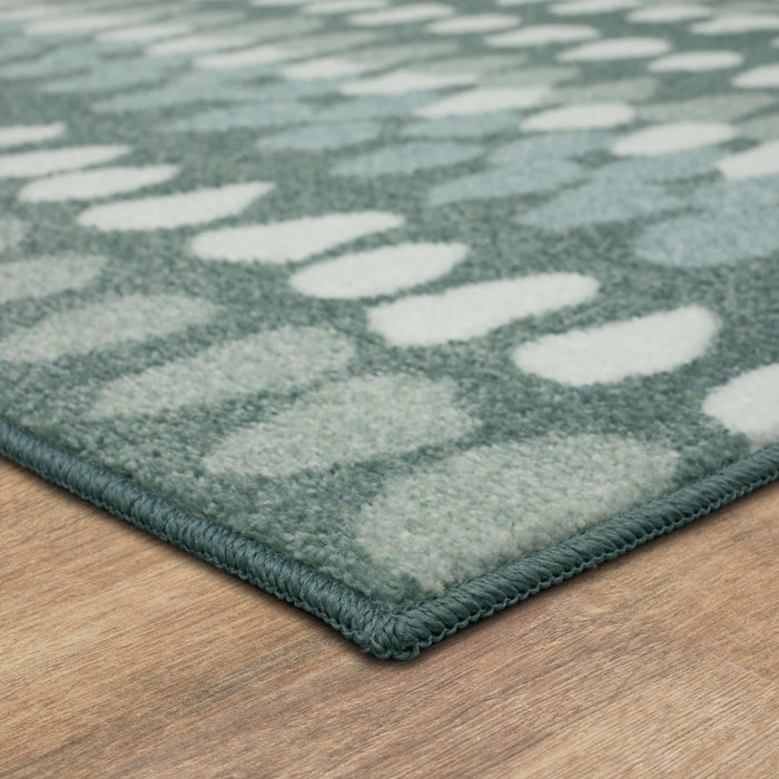 Technicolor Haley Stripe Grey Area Rug
