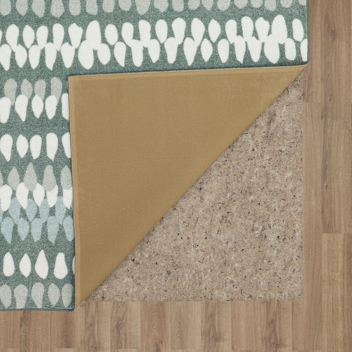 Technicolor Haley Stripe Grey Area Rug