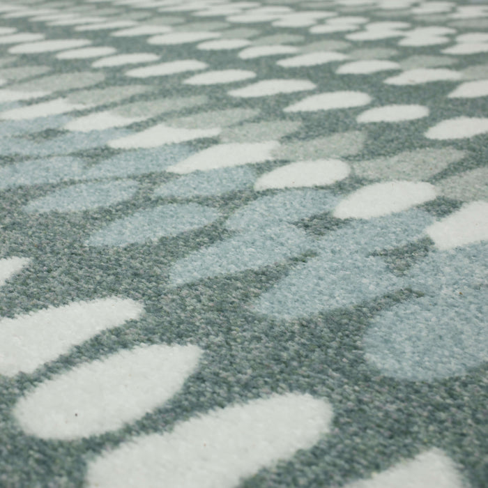 Technicolor Haley Stripe Grey Area Rug
