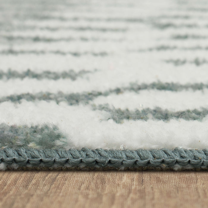 Technicolor Haley Stripe Grey Area Rug