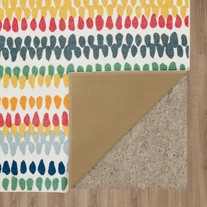 Technicolor Haley Stripe Multi Area Rug