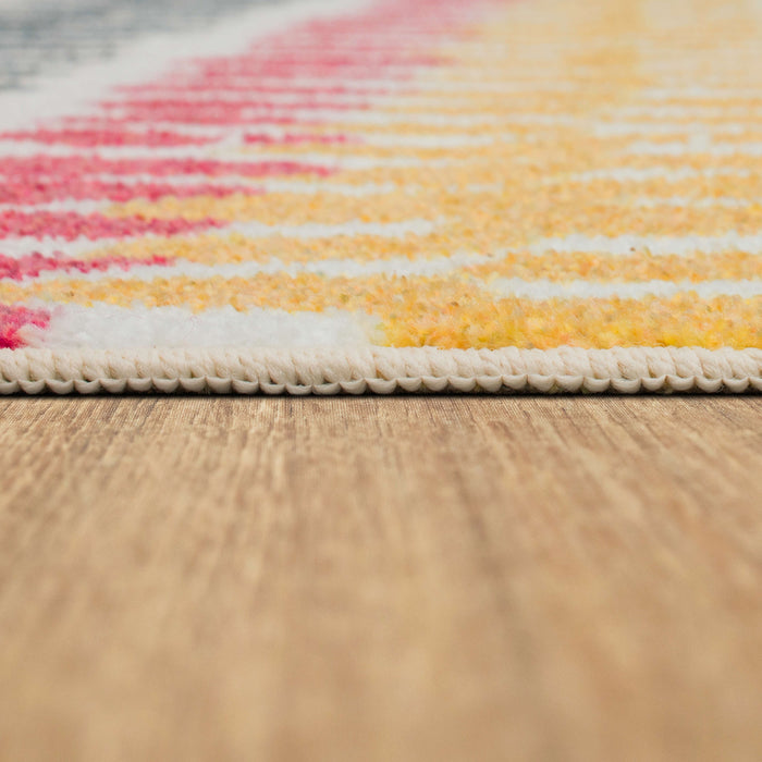 Technicolor Haley Stripe Multi Area Rug
