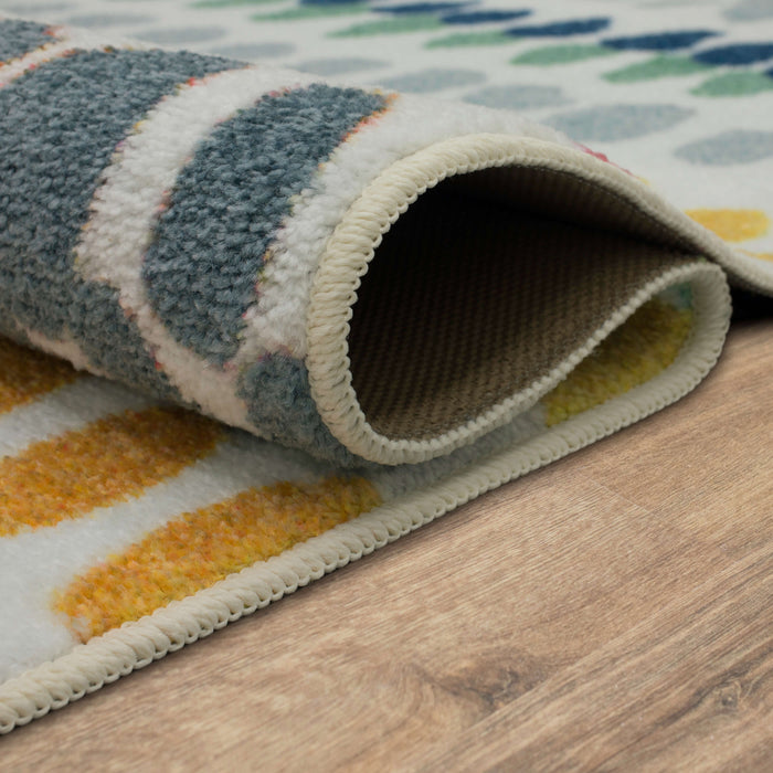 Technicolor Haley Stripe Multi Area Rug