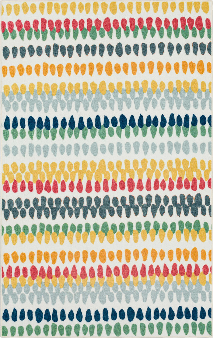 Technicolor Haley Stripe Multi Area Rug