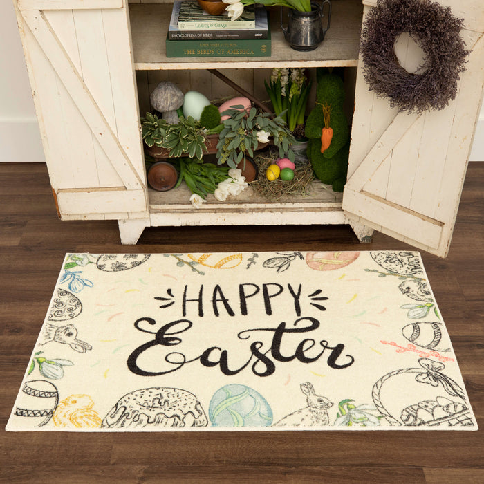 Technicolor Pastel Cream & Black Mat