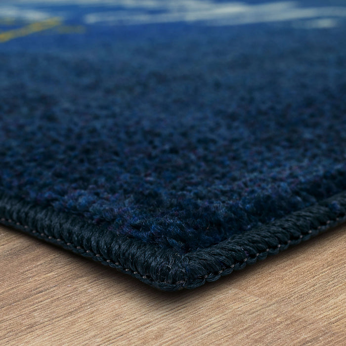Happy Hanukkah Multi Accent Rug