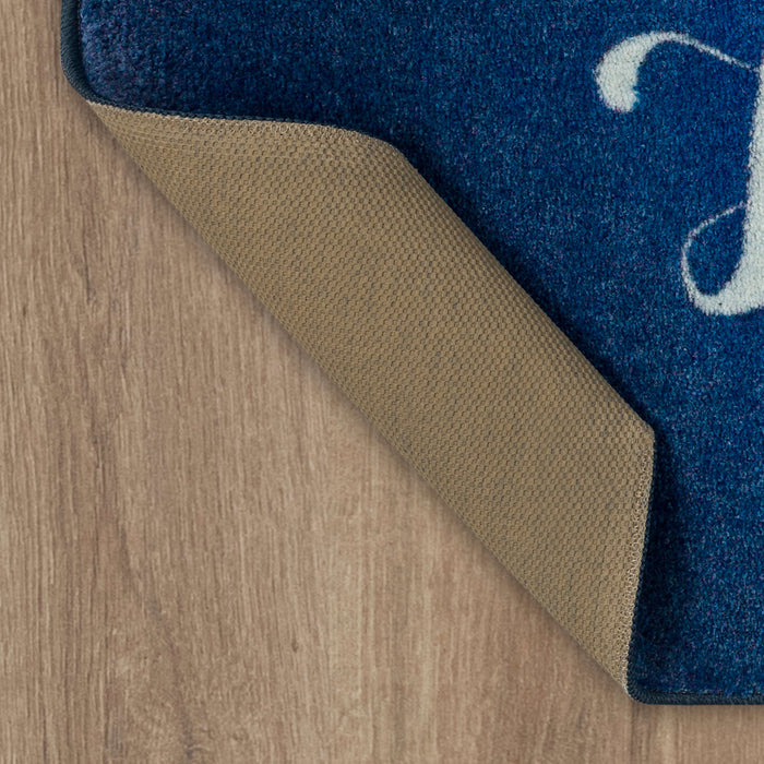 Happy Hanukkah Multi Accent Rug