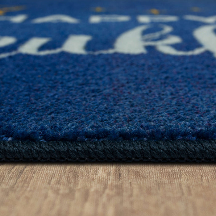 Happy Hanukkah Multi Accent Rug