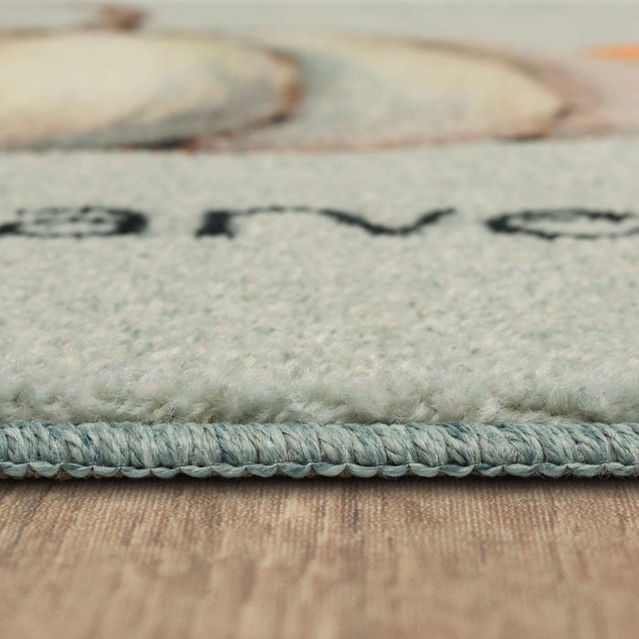 Happy Harvest Grey & Orange Accent Rug