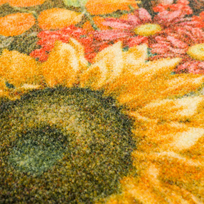 Autumn Table Brown Accent Rug