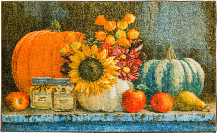 Autumn Table Brown Accent Rug