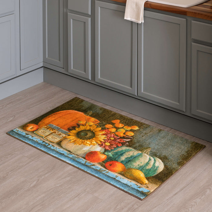 Autumn Table Brown Accent Rug