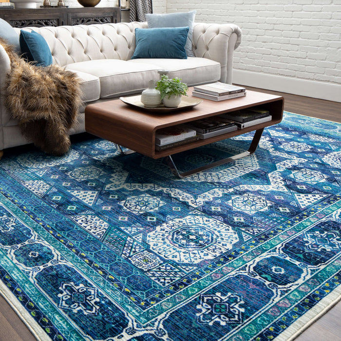 Hana Blue Area Rug