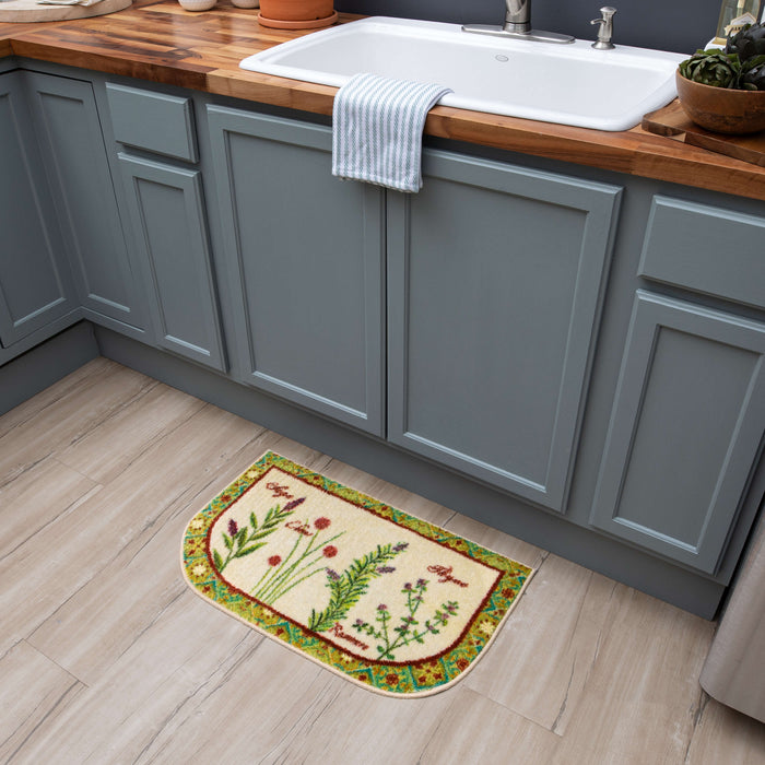 Herb Garden Multicolor Accent Rug