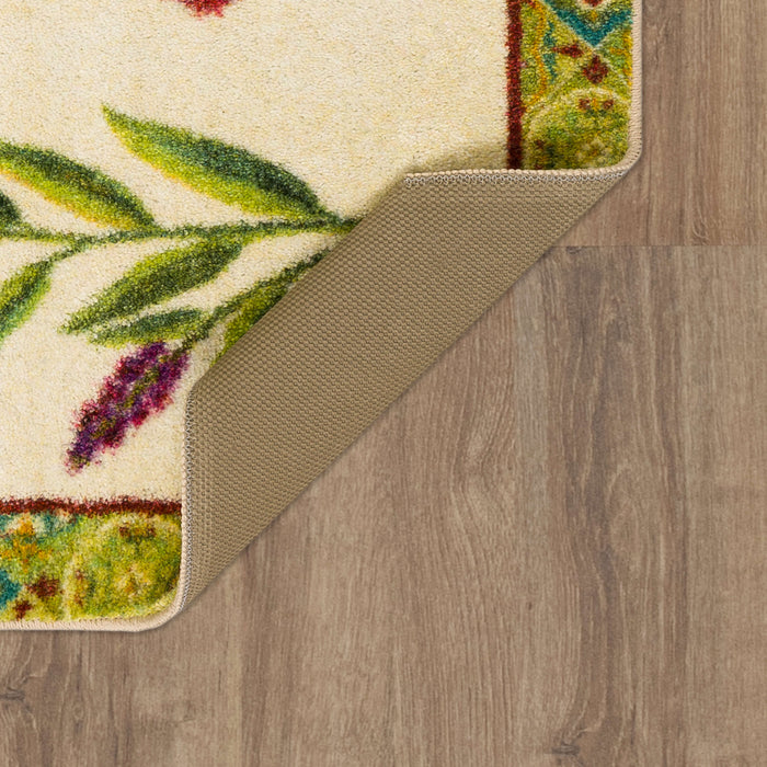 Herb Garden Multicolor Accent Rug
