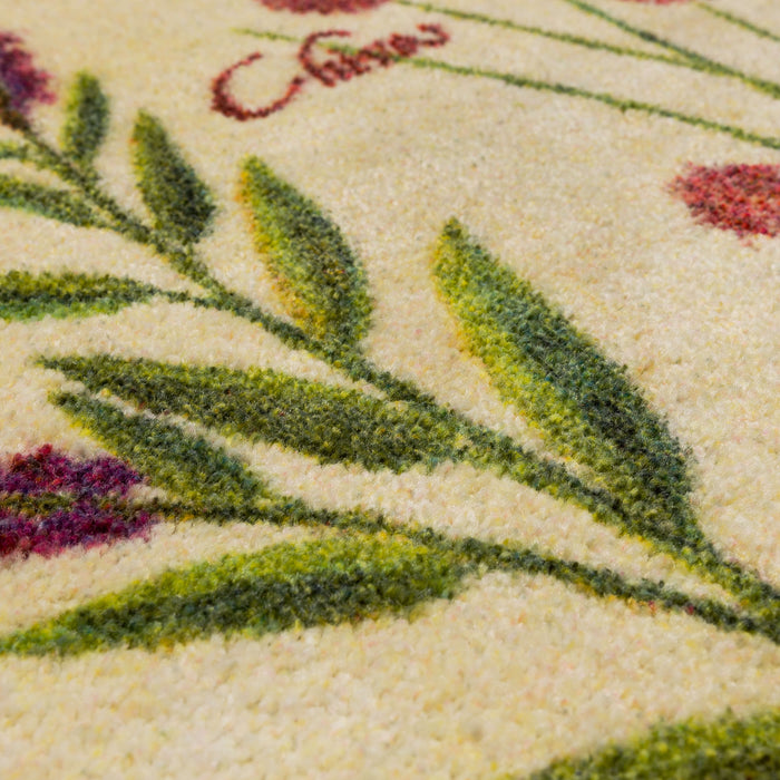 Herb Garden Multicolor Accent Rug