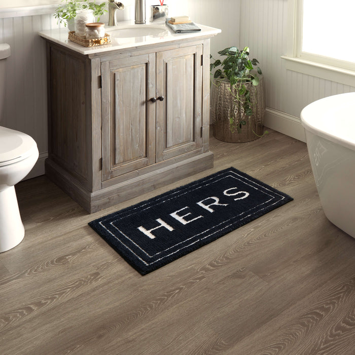 Martin Lady Blue & White Bath Mat
