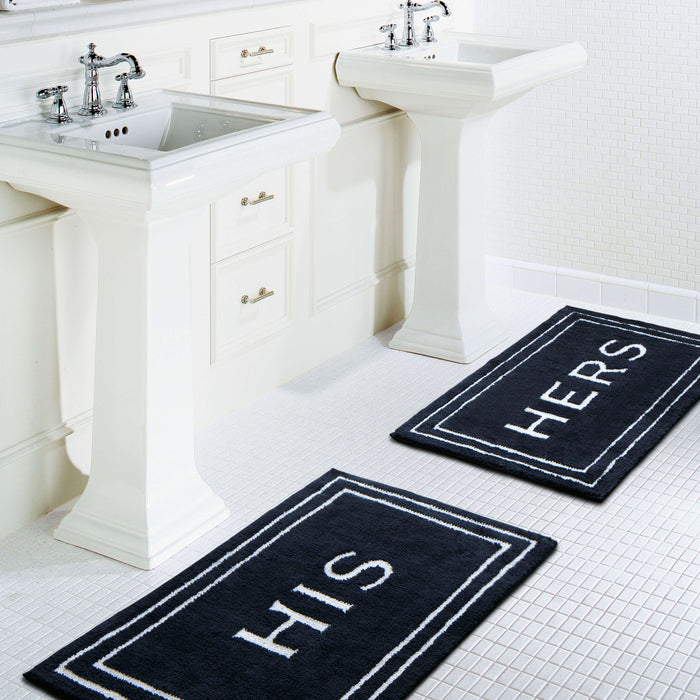 Martin Lady Blue & White Bath Mat