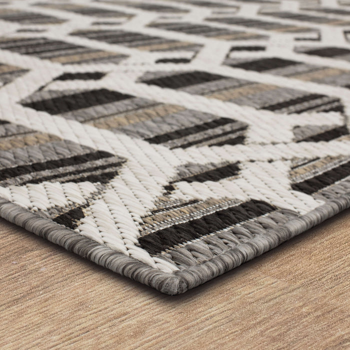 Jackson Trellis Grey Area Rug