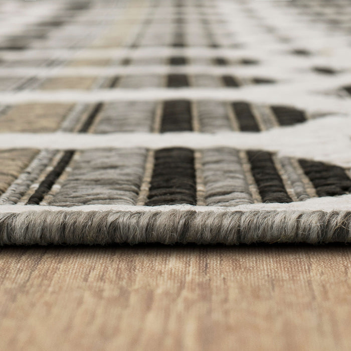 Jackson Trellis Grey Area Rug