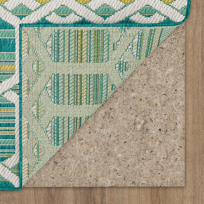 Jackson Trellis Teal Area Rug