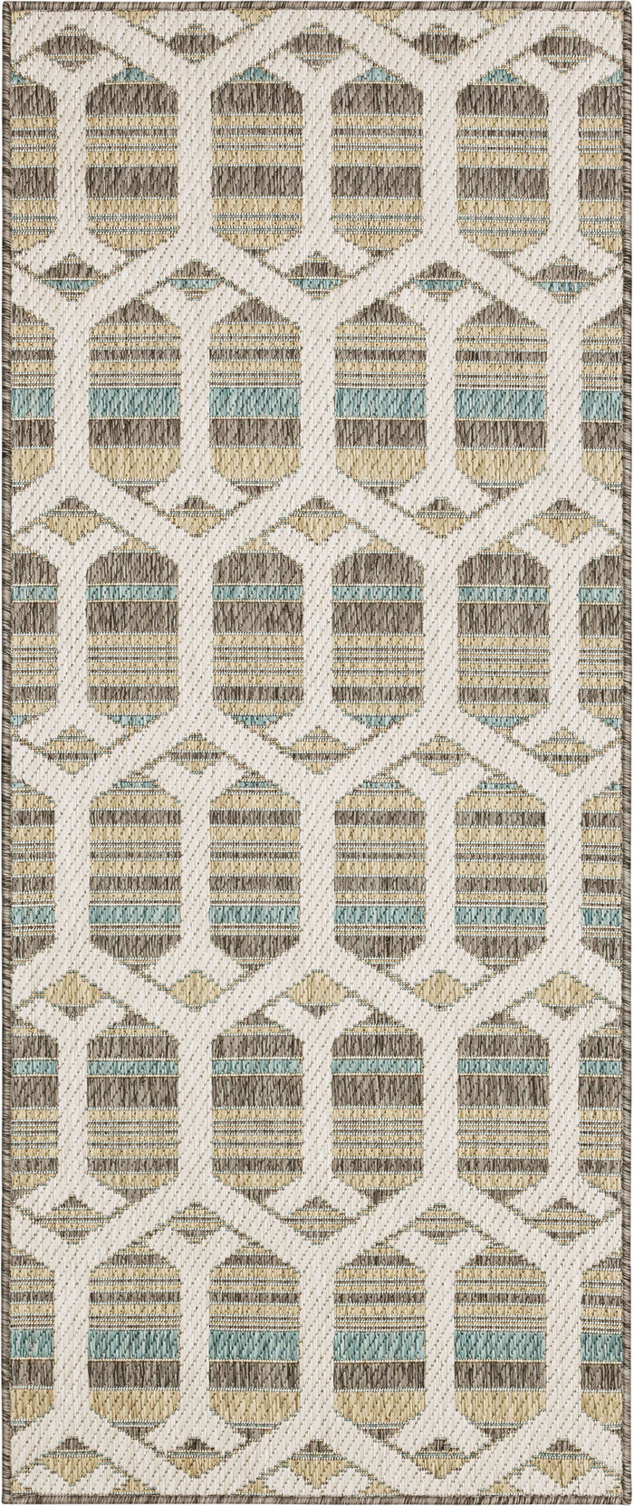 Jackson Trellis Tan Area Rug