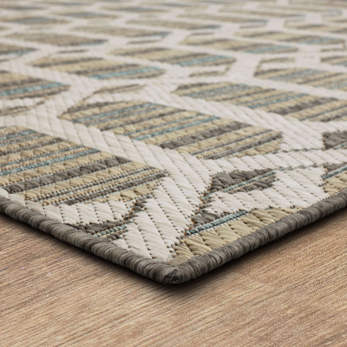 Jackson Trellis Tan Area Rug
