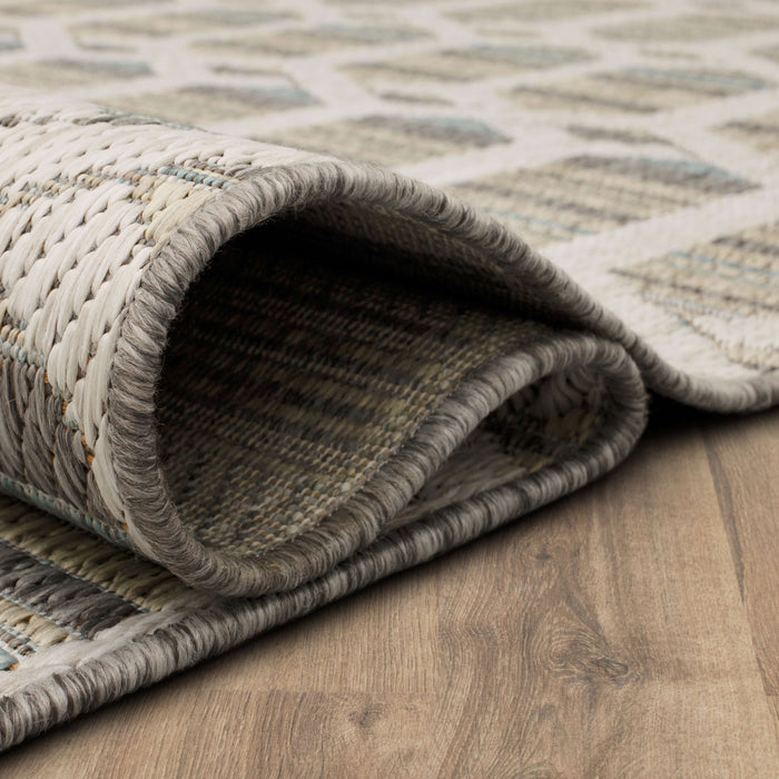 Jackson Trellis Tan Area Rug