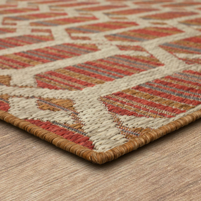 Jackson Trellis Spice Area Rug