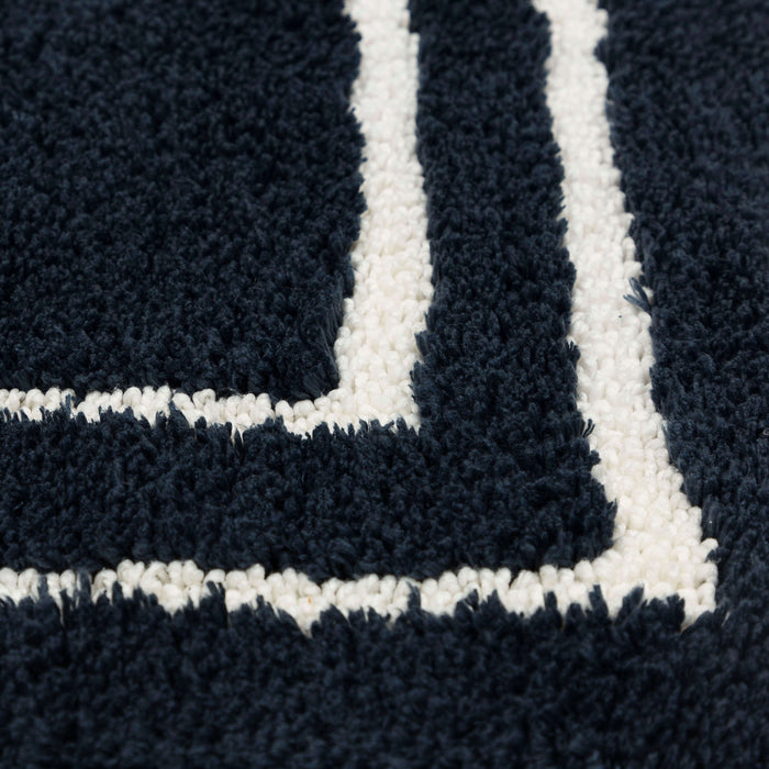 Martin Gentleman Blue & White Bath Mat