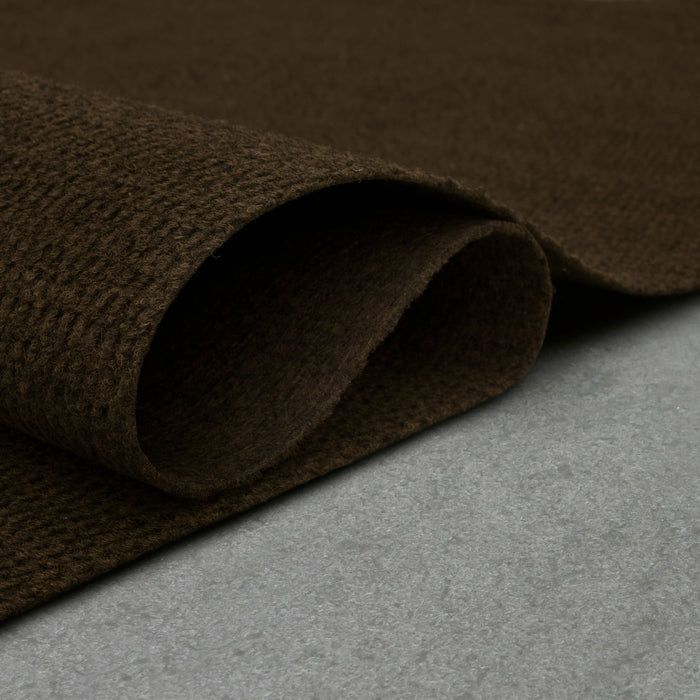 Hobnail Needle Punch Chocolate Area Rug