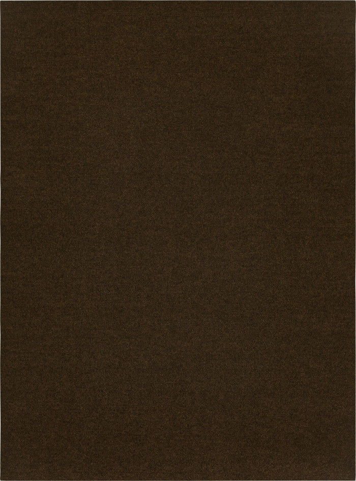 Hobnail Needle Punch Chocolate Area Rug