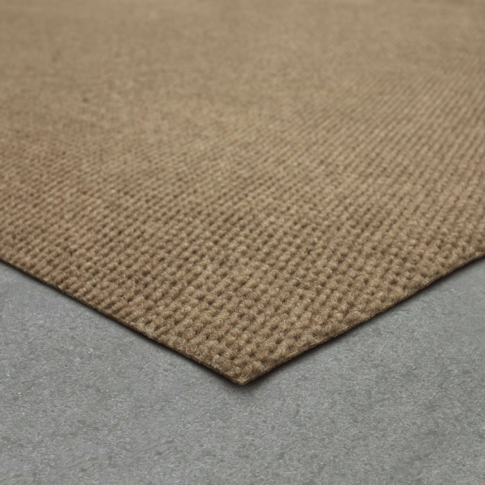 Hobnail Needle Punch Taupe Area Rug