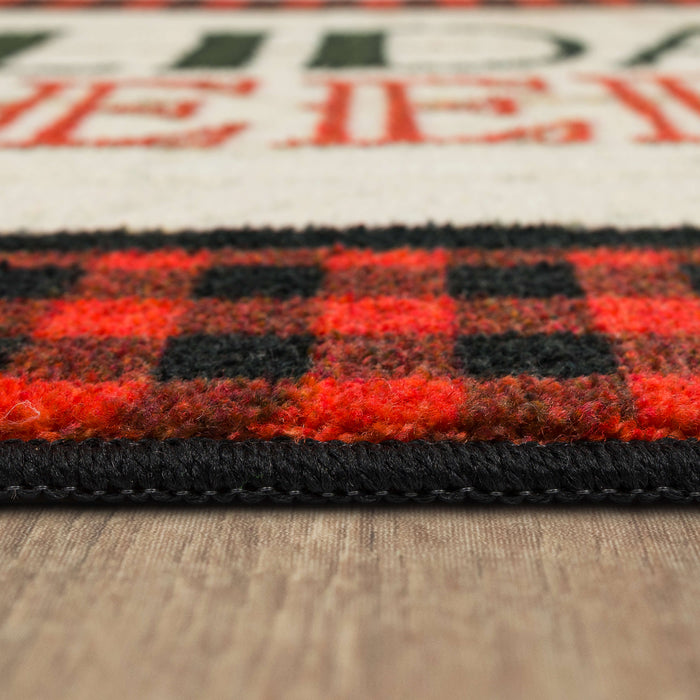 Holiday Cheer Multicolor Accent Rug