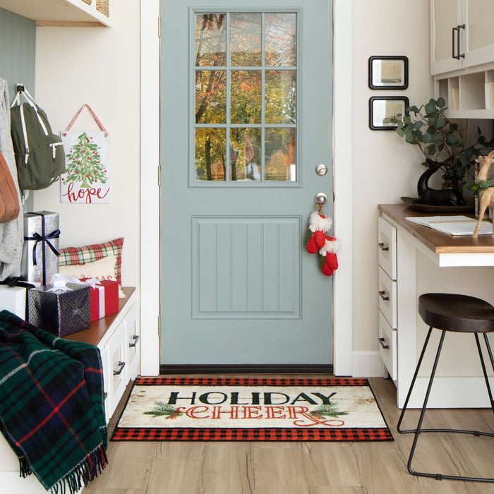 Holiday Cheer Multicolor Accent Rug