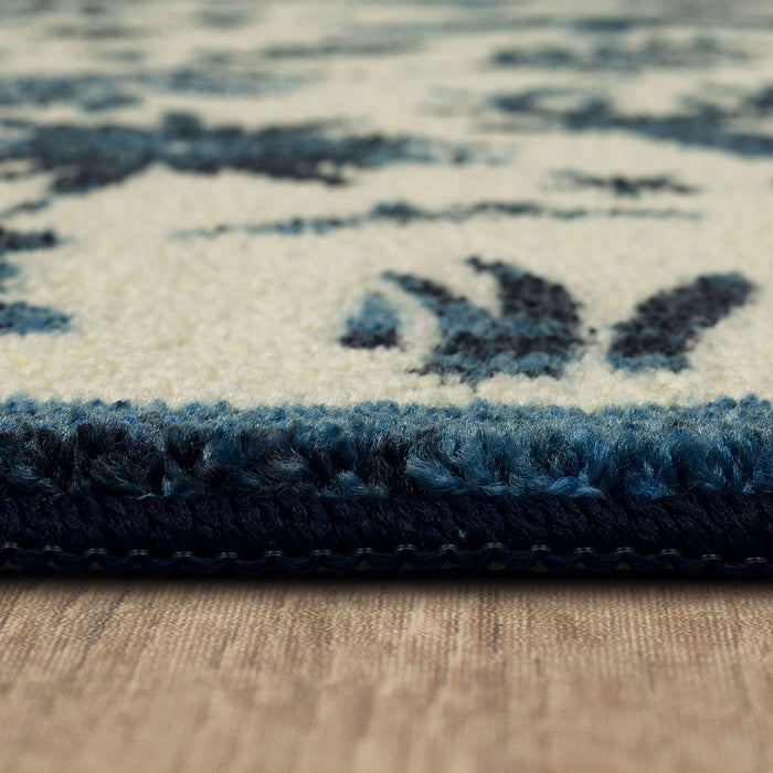 Holiday Forest Blue Accent Rug