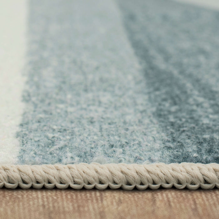 Grayson Stripe Navy Area Rug