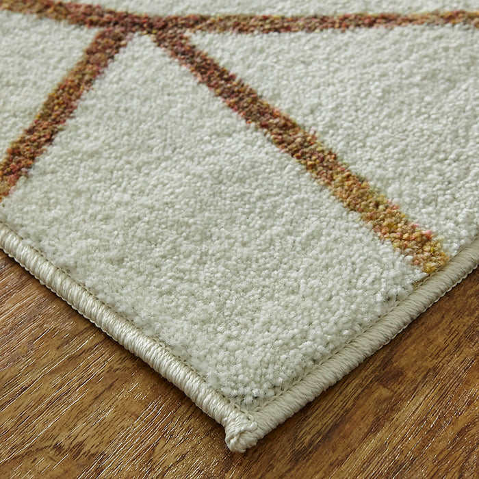 Technicolor Mirage Water White & Blue Area Rug