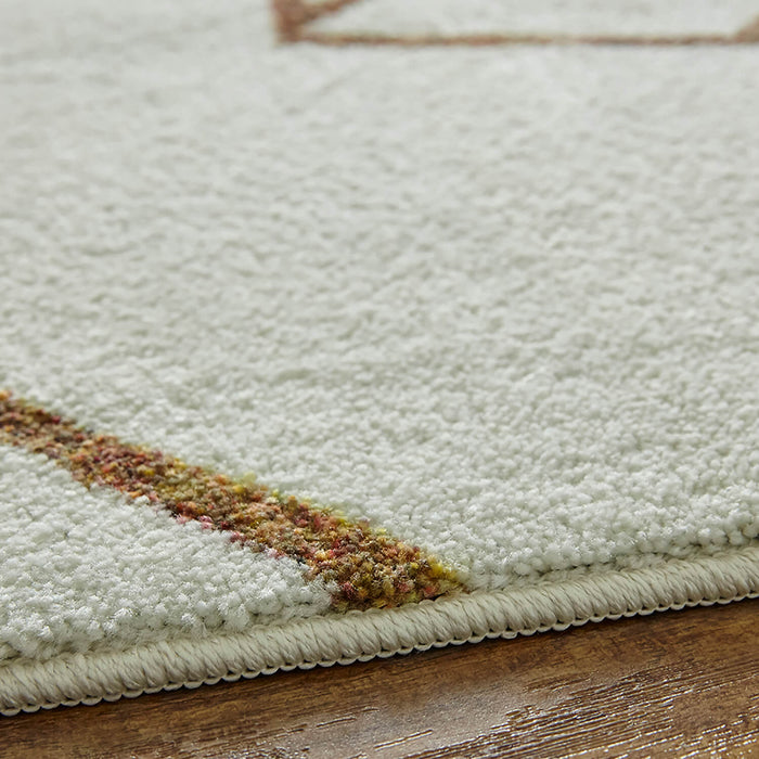 Technicolor Mirage Water White & Blue Area Rug
