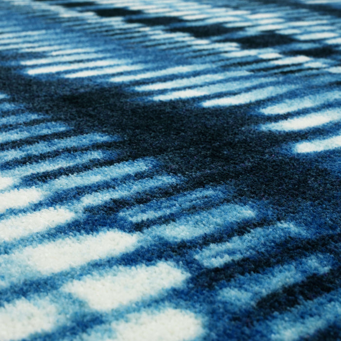 Technicolor Juliette Navy Area Rug