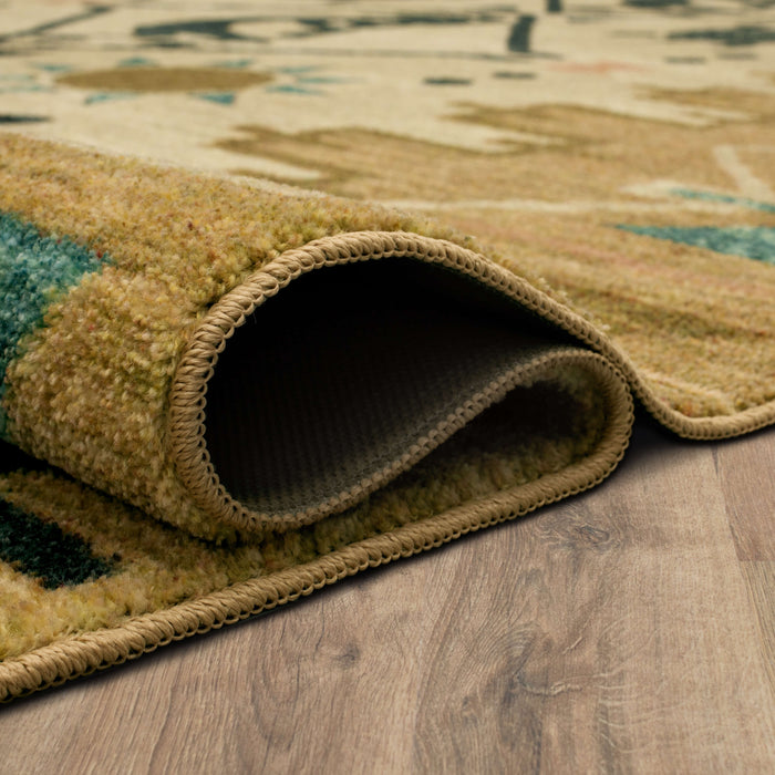 Kokopelii Striped Natural Area Rug