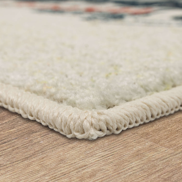 Home of the Brave White and Navy Accent Rug
