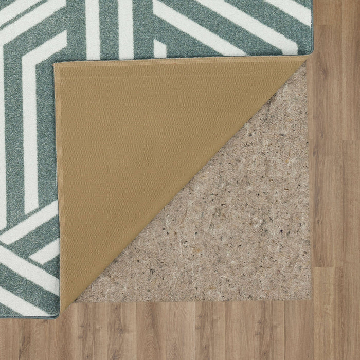 Technicolor Intertwined Grey Area Rug