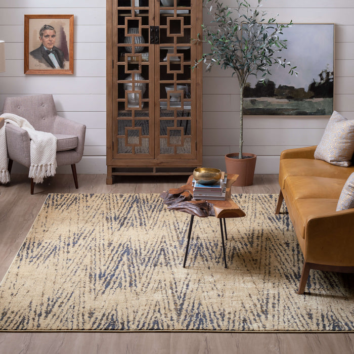 Karastan Vanguard Intrepid Periwinkle by Drew & Jonathan Home