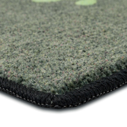 St Patrick's Day Black Accent Rug