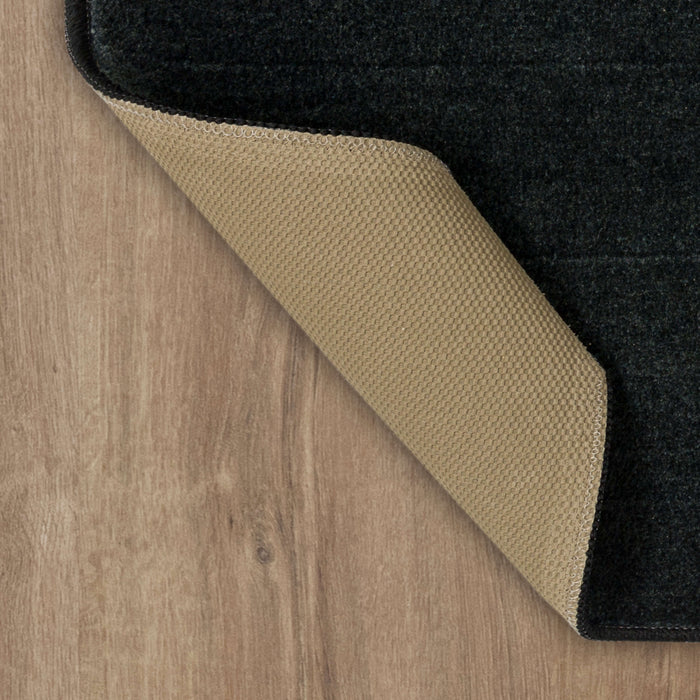 Frisky Whiskey Black Accent Rug