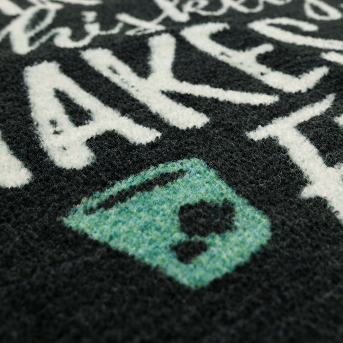 Frisky Whiskey Black Accent Rug