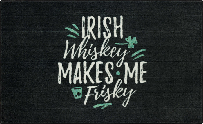 Frisky Whiskey Black Accent Rug